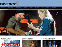 Tablet Screenshot of cvp.dk