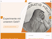 Tablet Screenshot of cvp.ch